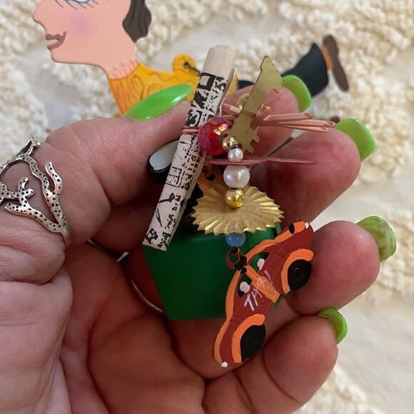 Rossi for Silvestri Dad Father Man Daddy Charm Metal Vintage - Picture 4 of 11